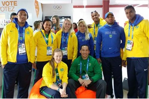 Parte da delegação brasileira já está em Sochi / Foto: Divulgação / CBDG